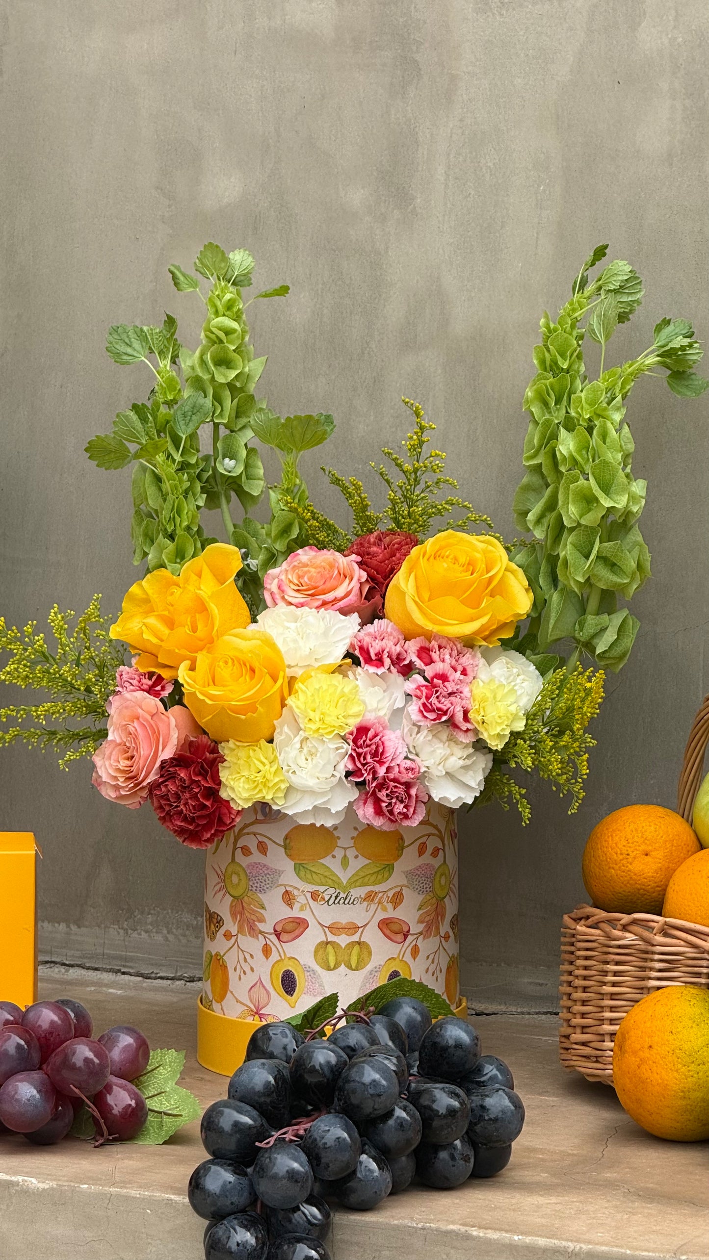 Golden Citrus Box Flowers