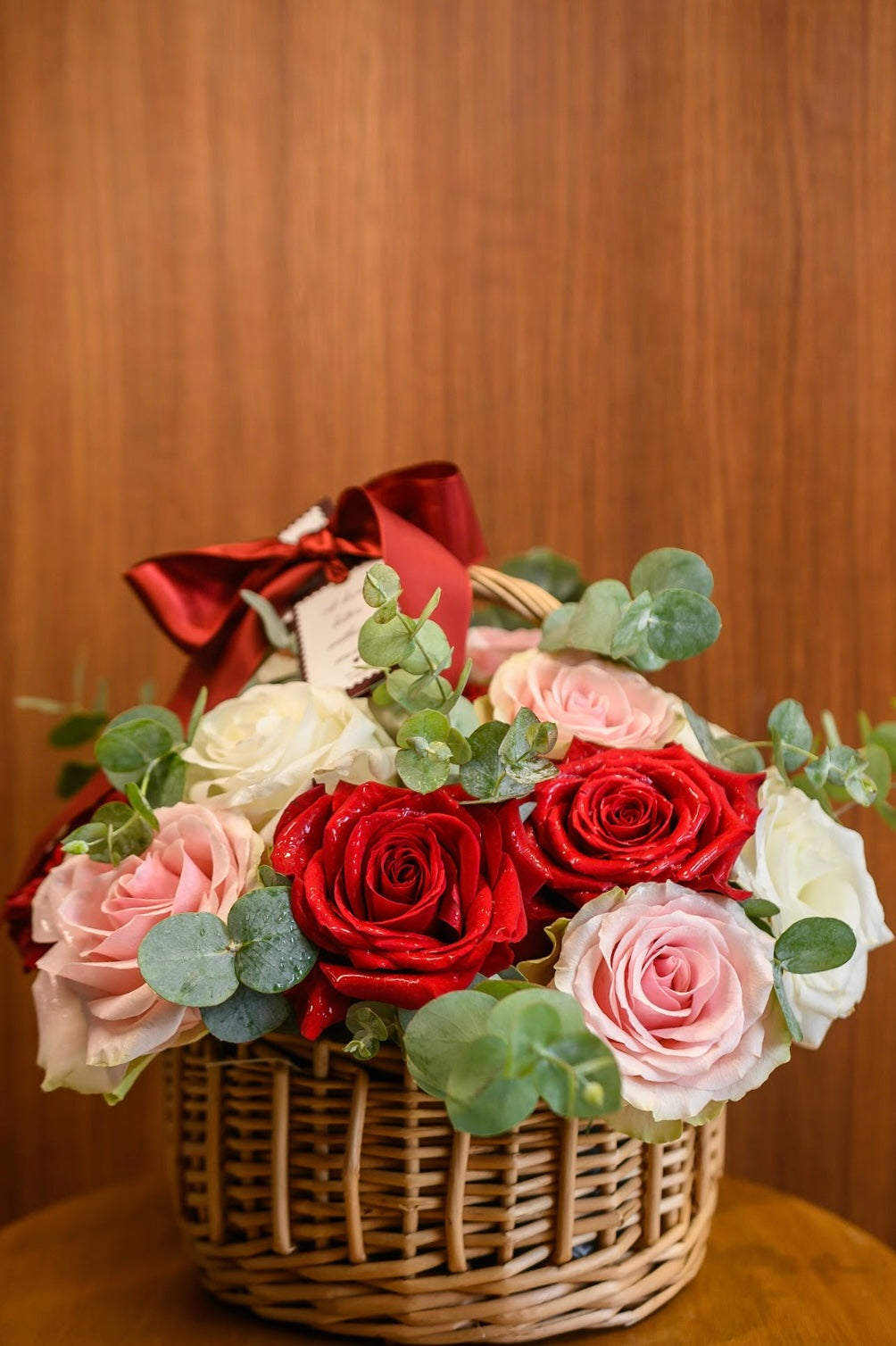 The notebook Basket mixed Flowers
